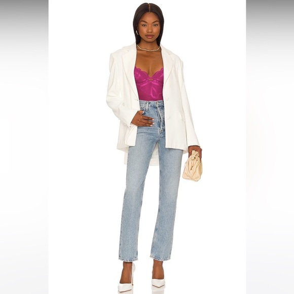 NWT Kat the Label Magenta Bodysuit - Picture 2 of 4